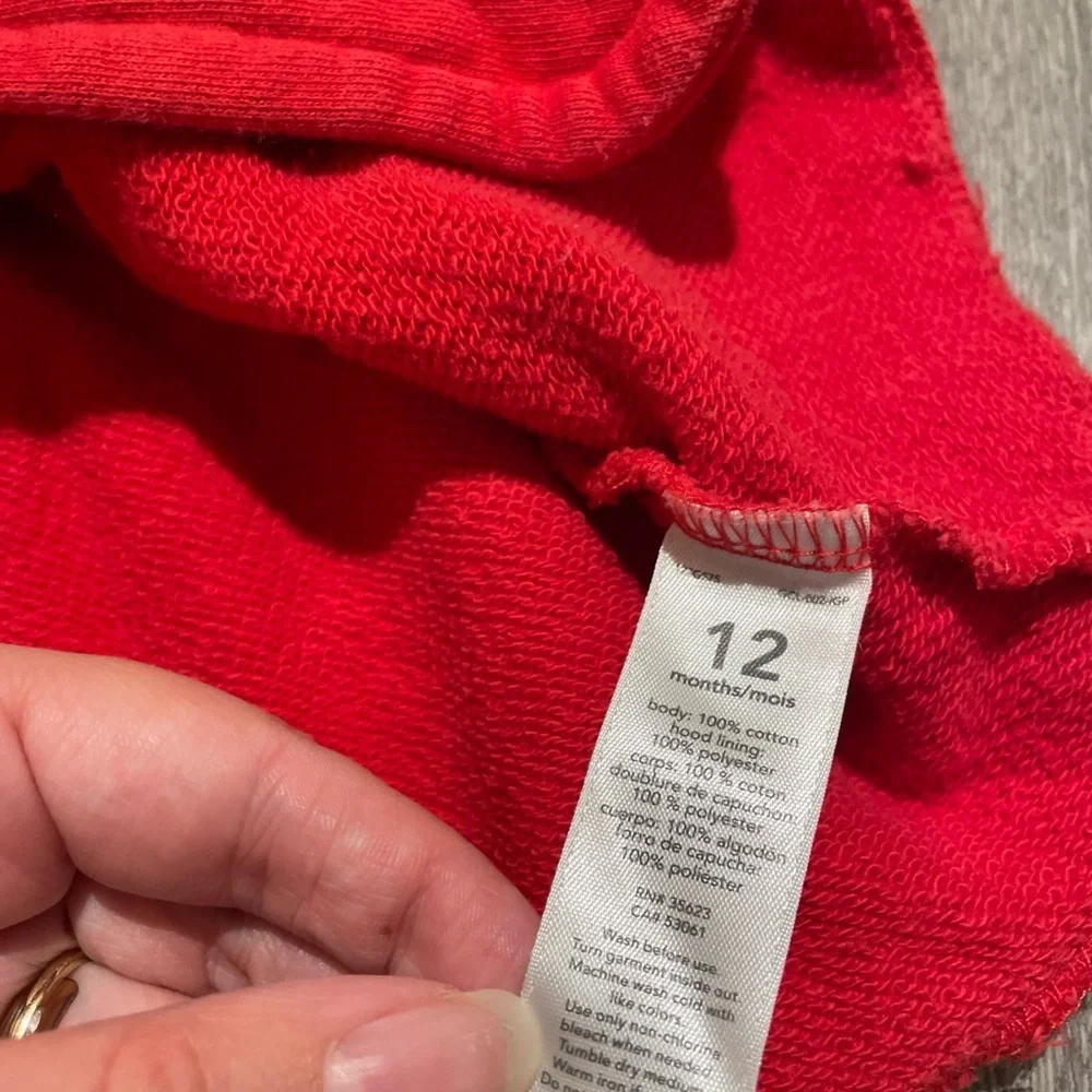 Carter's Red Kids Hooded Pea Coat